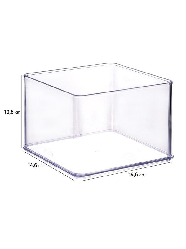 Org. Encaixa H2 14,6x14,6x10,6cm-15478 - Imagem 2