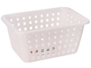 Cesto Grande Sem Tampa 5,2 Litros Branco Ordene - 52401