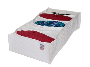 Colmeia Org. Fitness 40X20X10cm Matelasse branco