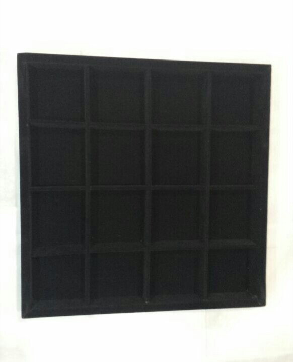 Caixa Colméia Veludo 30x30x3cm para Bijouterias - 920003