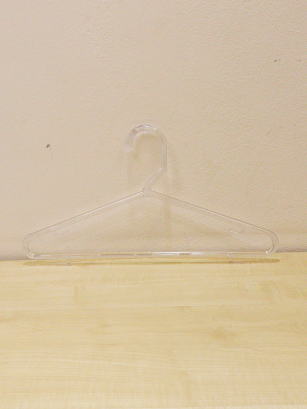 Cabide Adulto Fixo Transparente 140