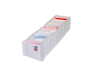 Colmeia Org. Baby 40x10x10cm Matelasse branco