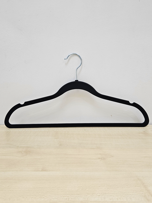 Cabide Emborrachado 40,5cm Preto
