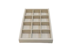 Bandeja Colmeia 20x30 Corino Bege - 920029