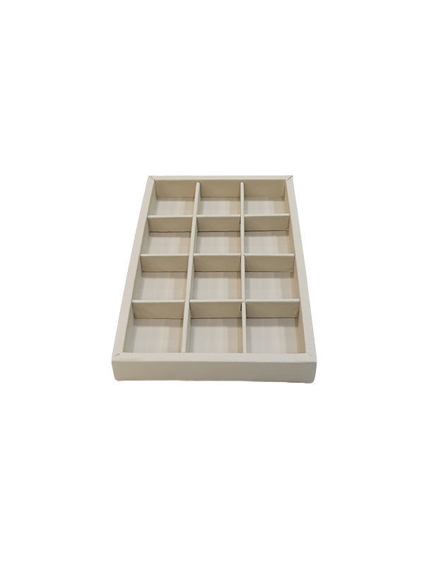 Bandeja Colmeia 20x30 Corino Bege - 920029