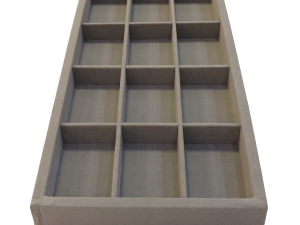 Caixa Colméia Veludo 20x40x3cm para Bijouterias - 920004B