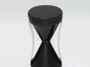 Fatiador Legumes13x7cm Inox/Plastico Espiral Preto