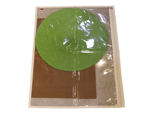 Org. jogo americano 56x42cm  Tnt/Pvc Cristal