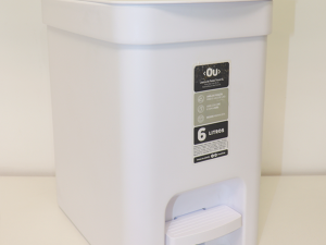Lixeira c/pedal Trium 6L Branco - LX 4000