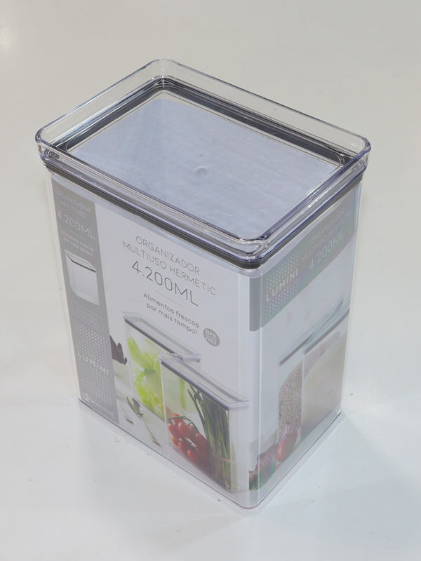 Pote multiuso 4.200ml Hermetic Lumini retangular 1375