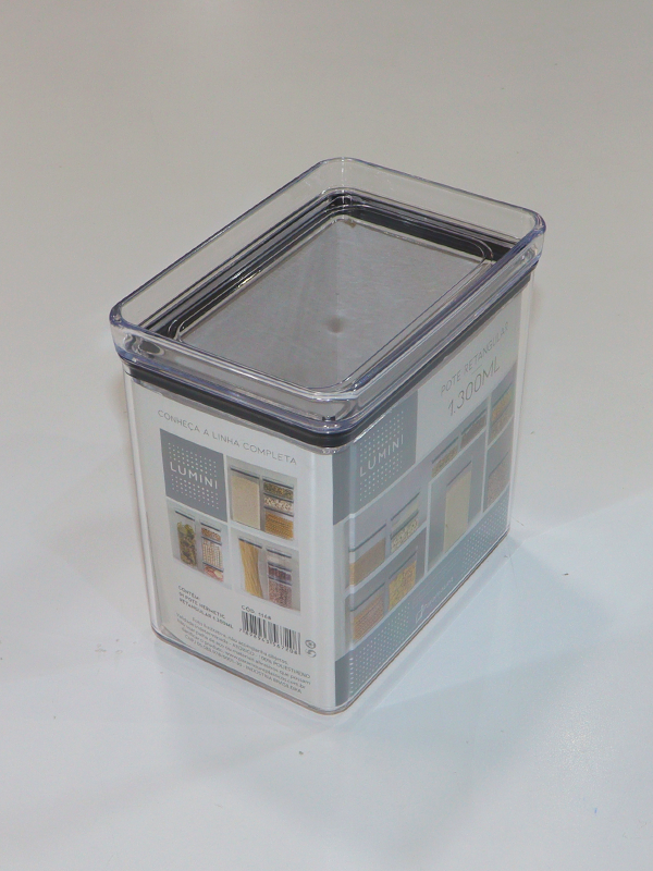Pote Hermetic Lumini Ret. 1.300ml - 1168