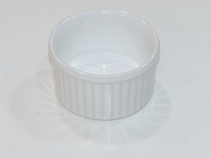 Tigela Ramequin 8x4cm p/ Forno e servir 100ml  Branca
